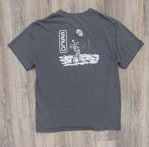 Southern Shirt SSco Astronaut Tee Size LG Gray Cotton Pocket T-Shirt